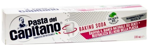 PASTA DEL CAPITANO DENTIFRICIO SBIANCANTE BAKING SODA 100ML